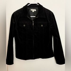 Coldwater Creek Velvet Jacket